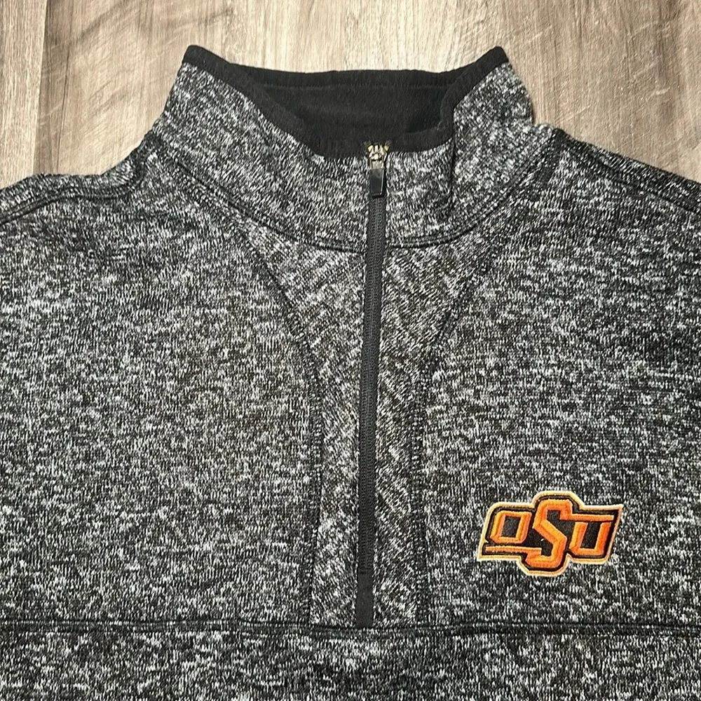 Oklahoma State Cowboys Antigua Mock Quarter Zip Pullover - XL - Picture 6 of 7